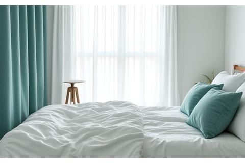 깨끗하게 정돈된 침실