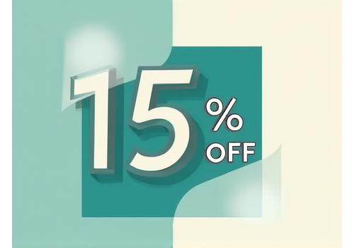 15% 할인 프로모션 배너
