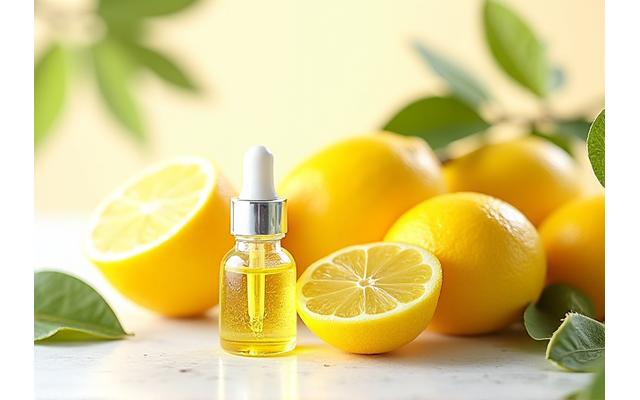 레몬 및 에센셜 오일
