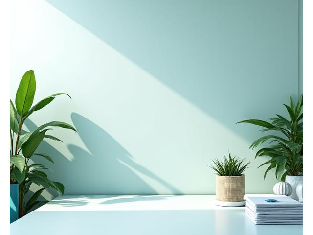 청소 후 깨끗하고 정돈된 사무실 모습