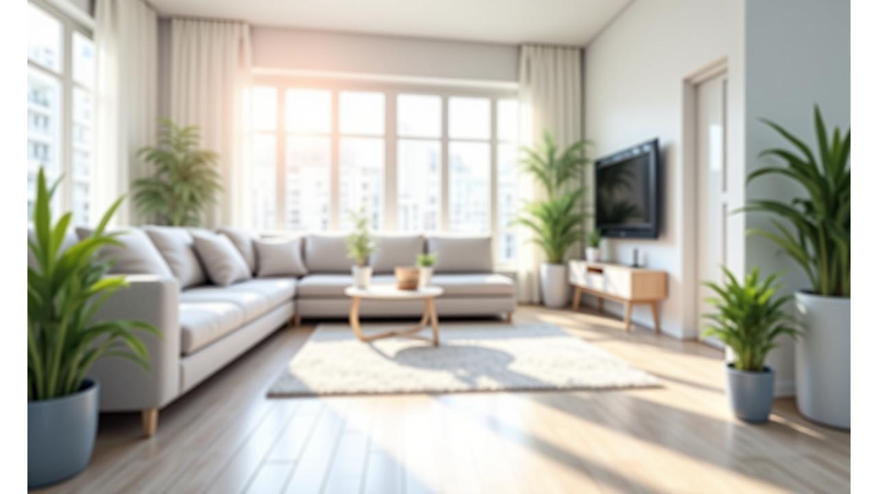 이사 후 깨끗하게 청소된 집 내부 모습